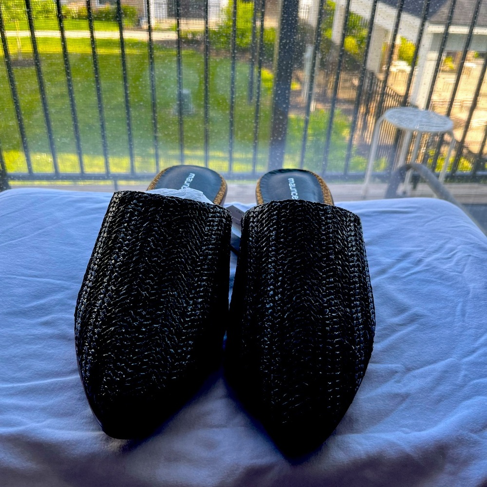 Ladies low heel mules